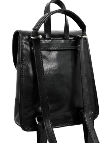 Sac à dos en cuir pour femme, sac à bandoulière convertible - The Illiad 6