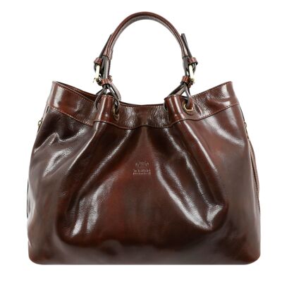Womens Brown Leather Handbag - The Betrothed