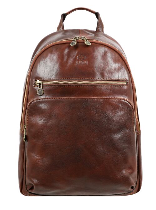 Brown Leather Backpack - I, Claudius