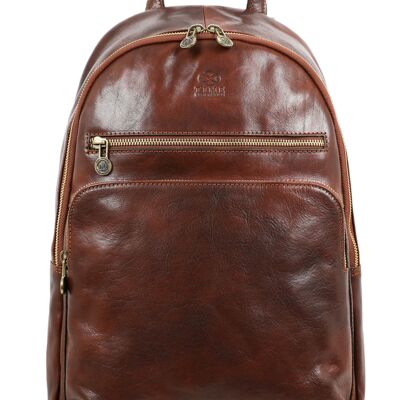 Brown Leather Backpack - I, Claudius