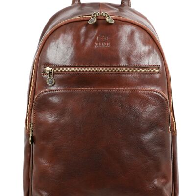 Brauner Lederrucksack - I, Claudius