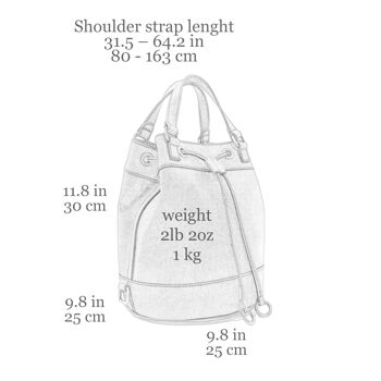 Sac fourre-tout en cuir beige - Léger en août 13