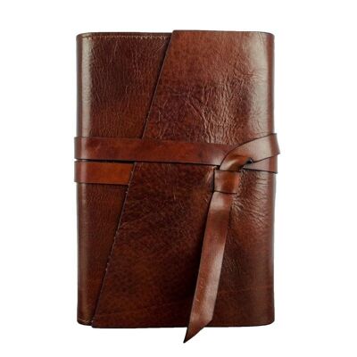 Brown Italian Leather Journal - P.S. I Love You