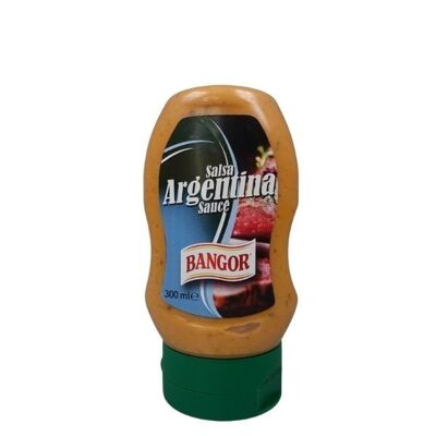Salsa Argentina Bangor bouteille renversée 300 ml (10 unités)