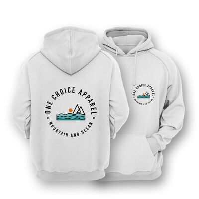 mountain-ocean-hoodie-earth-positive-hoodie , Misty White