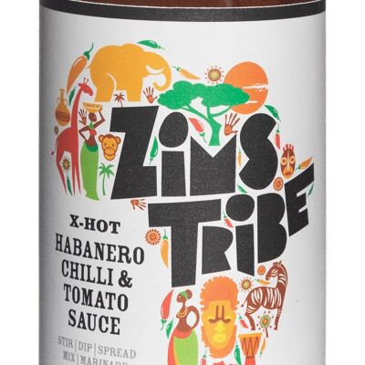 Zims Tribe Habanero & Chilli Sauce Extra Hot