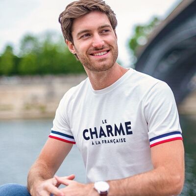 Filgood men's T-shirt The French charm (velvet effect)