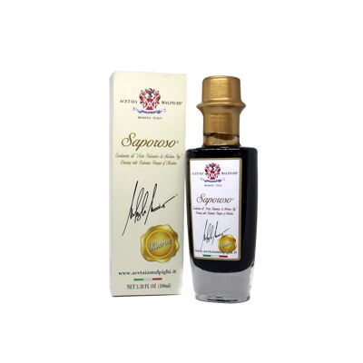 Condimento con Vinagre Balsámico de Módena IGP - Saporoso Gold - 100 ml