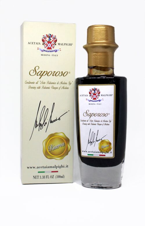 Condimento all'Aceto Balsamico di Modena IGP - Saporoso Gold - 200 ml