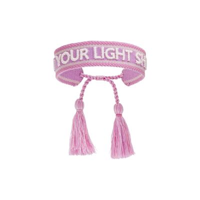 Let your light shine statement bracelet