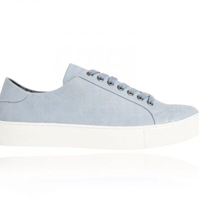 Sneakers blu intrecciate