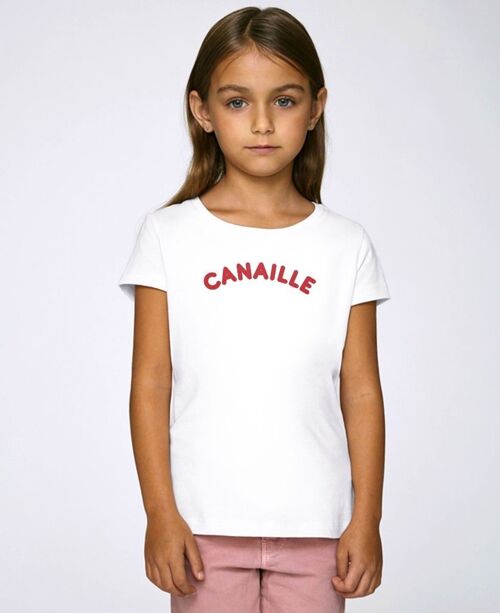 T-shirt enfant Canaille (effet velours)