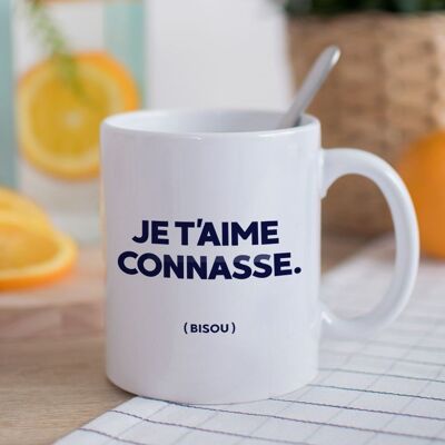 Taza de cerámica te amo perra