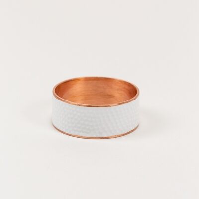 Bracelet Rond martelé Blanche