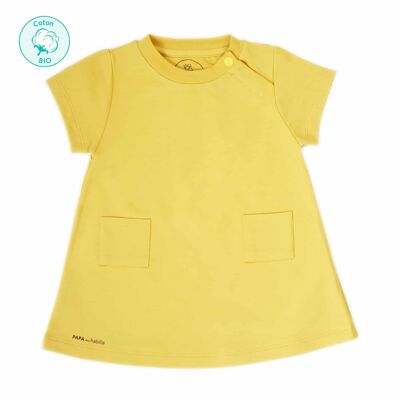Vestido amarillo mostaza “Gatita”