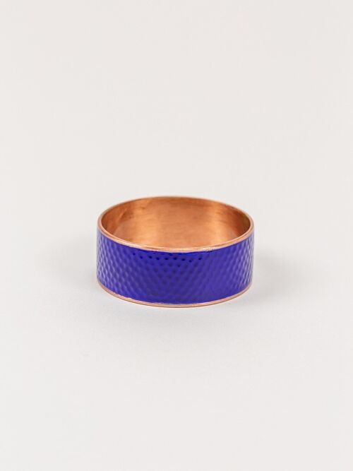 Bracelet Rond martelé Bleu