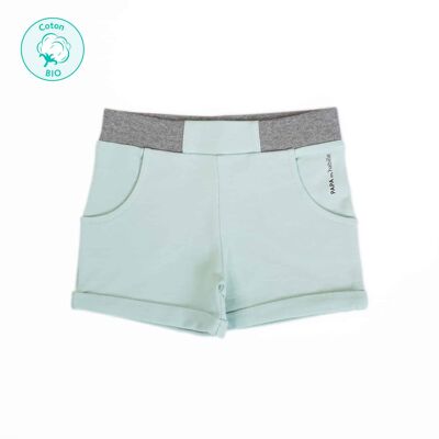 Wassergrüne „Pticat“-Shorts