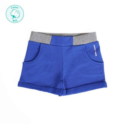Pantalón corto azul cobalto “Ptichat”