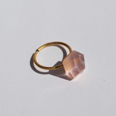 pink GEO ring