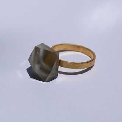 anillo GEO gris