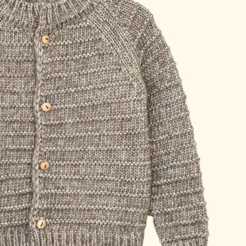 Veste et doublures en tricot uni 5