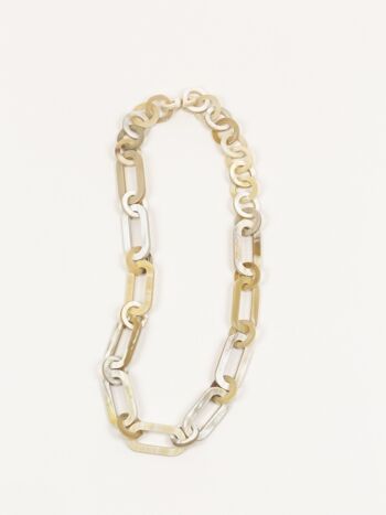 Collier anneaux ovales Blonde 1