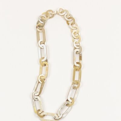 Collana a cerchio ovale bionda