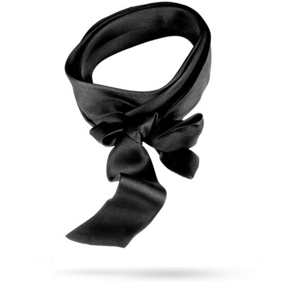 Foulard Ruban Long Noir