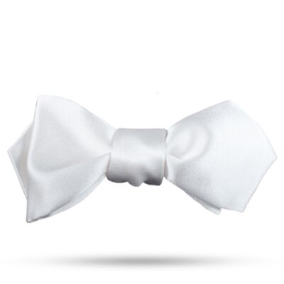 Noeud Papillon "Diamant" Blanc