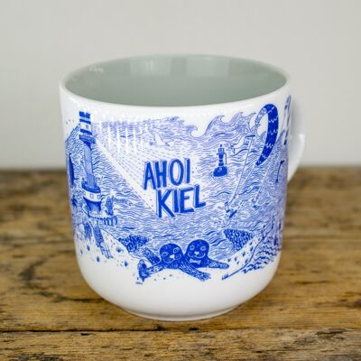 Tazza Fördeliebe Ahoy - Kiel mug