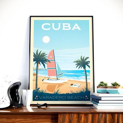 Affiche Voyage Cuba La Havane - 30x40 cm