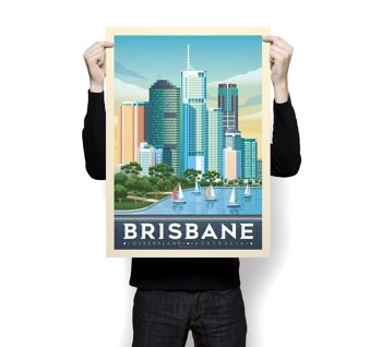 Affiche Voyage Brisbane Australie - 50x70 cm 3