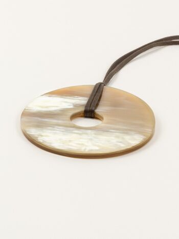 Pendentif Disque Blond 2