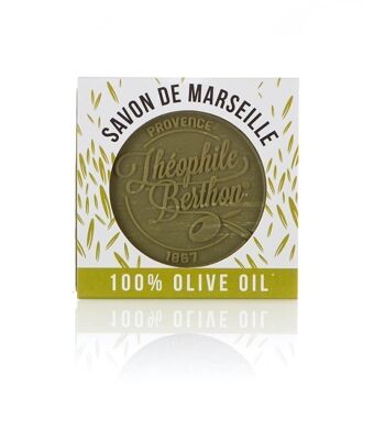 Savon de Marseille Traditionnel 100% huile d'olive. Sans parfum ni conservateur. Carré 100g 3