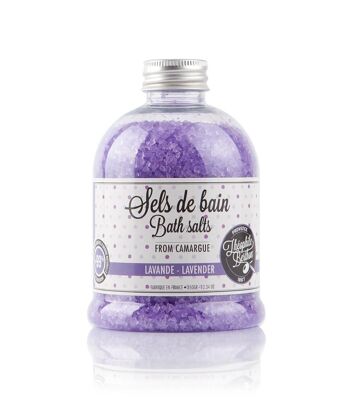 Sels de bain de Camargue / Bath salts. Parfum Lavande. 350g 2