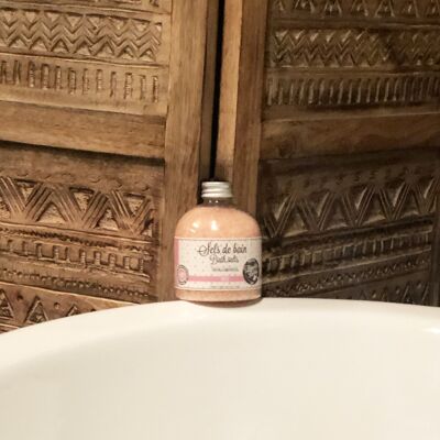 Sali da bagno della Camargue / Sali da bagno. Profumo di rosa. 350 g