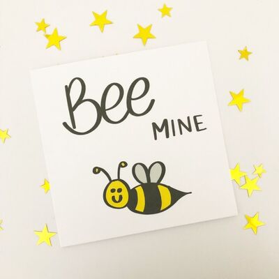 Greetings card - Bee Mine