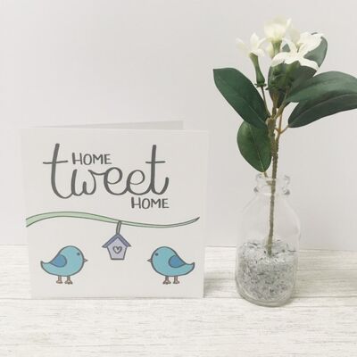 Greetings card - Home Tweet Home