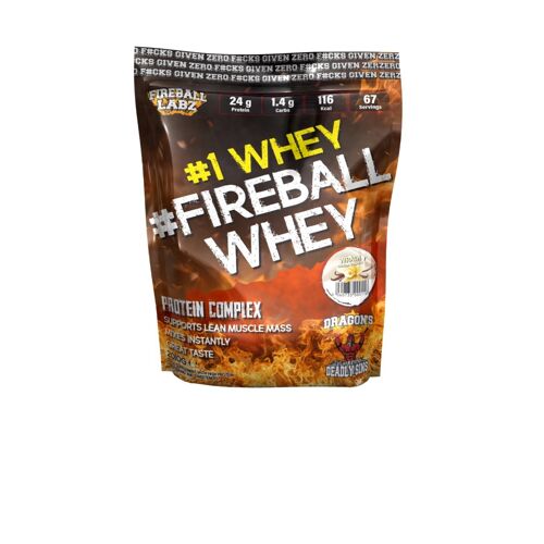 #1WHEY #Fireball Whey 2kg Gluttony (Double Chocolate)