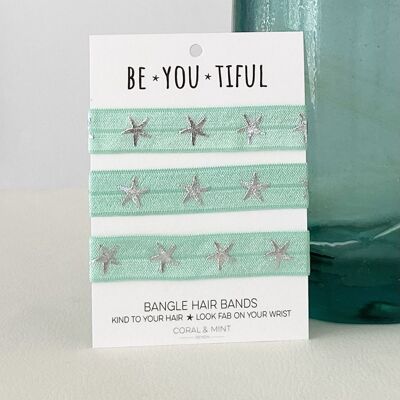 Be-you-tiful - Mint with Silver Starfish
