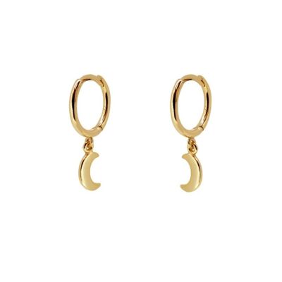 moon creole earrings