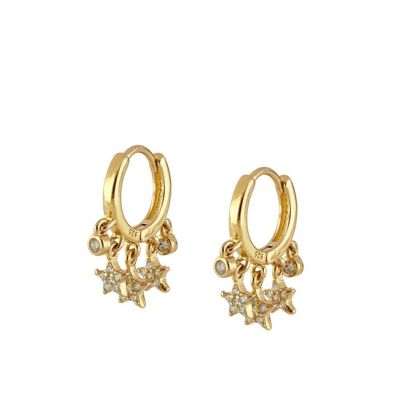 mini star earrings