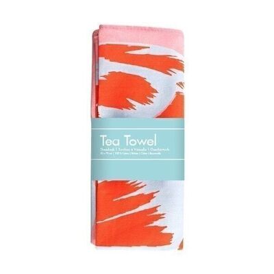 Tea towel, Tulip Pop Pink