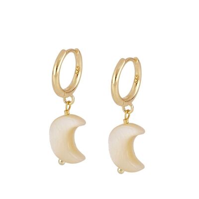 selenite earrings