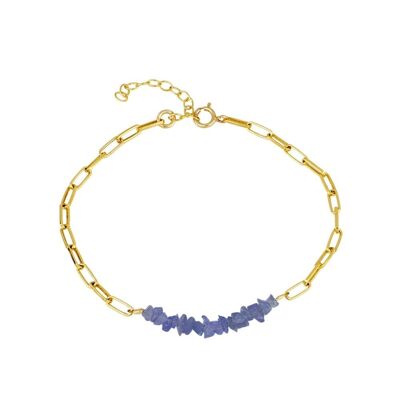 Pulsera chip tanzanita