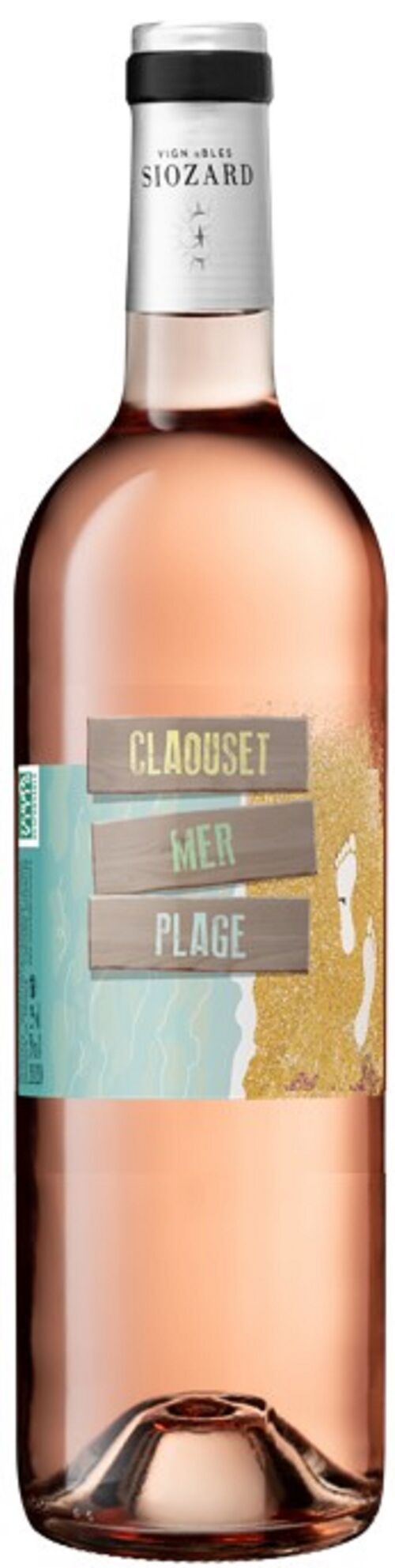 CLAOUSET MER PLAGE 2022 - IGP Atlantique Rosé - 75cl