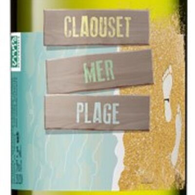 Claouset Mer Plage weiß 2021 - Atlantic IGP - 75cl