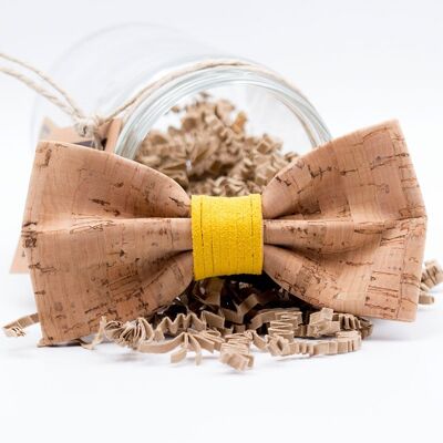 Yellow Cork Bow Tie