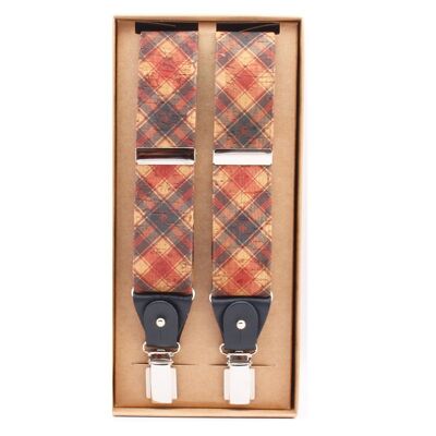 Squared Cork Suspenders