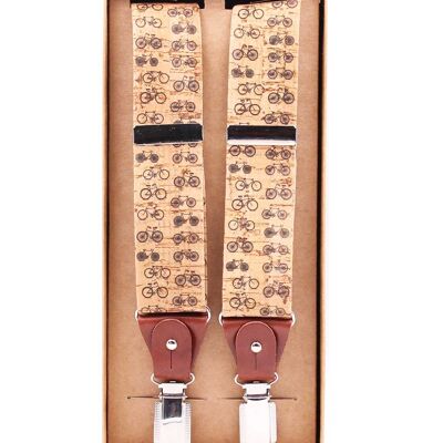 Cork Bicycle Suspenders